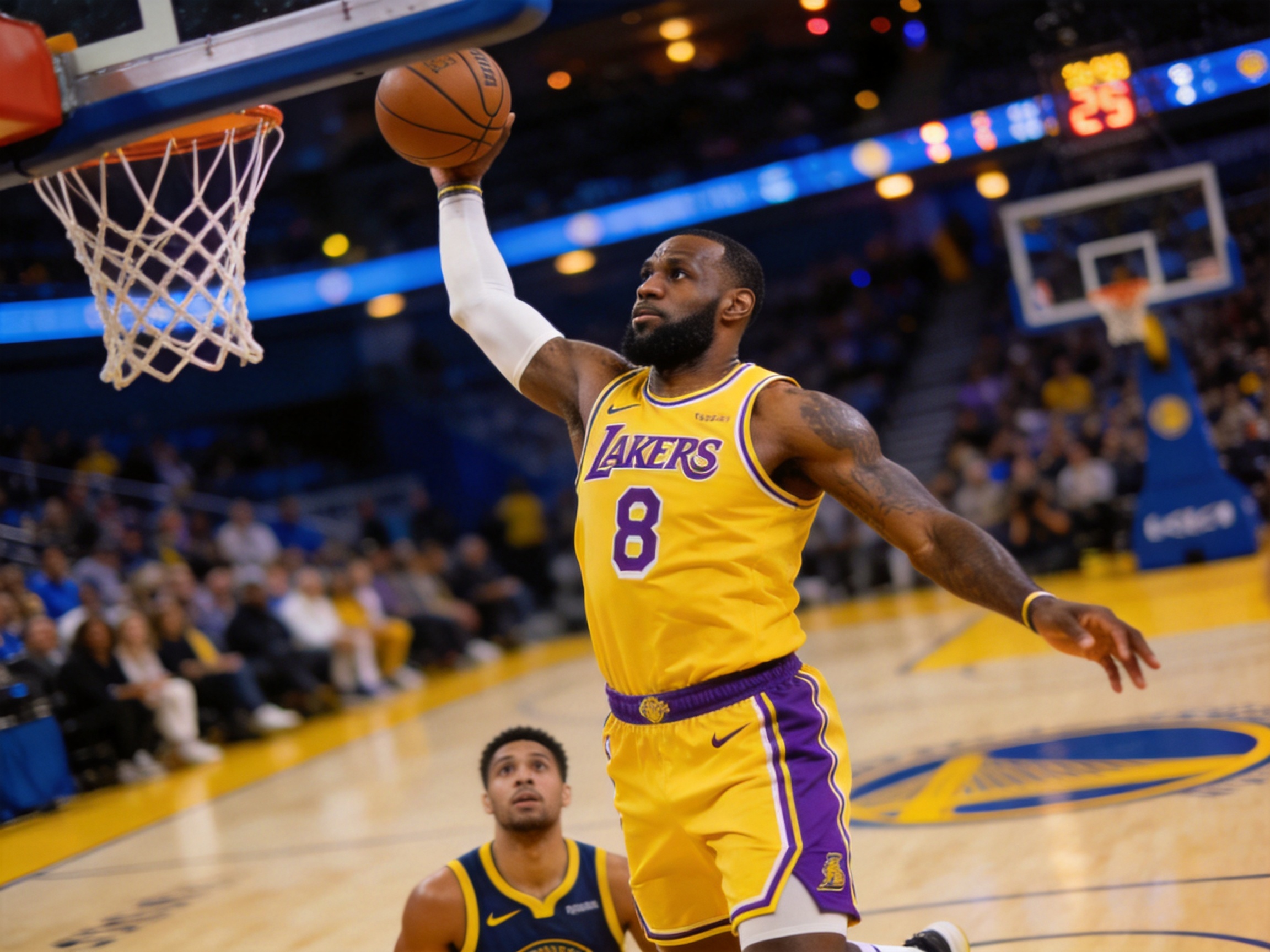 NBA 湖人 勇士 赛事集锦